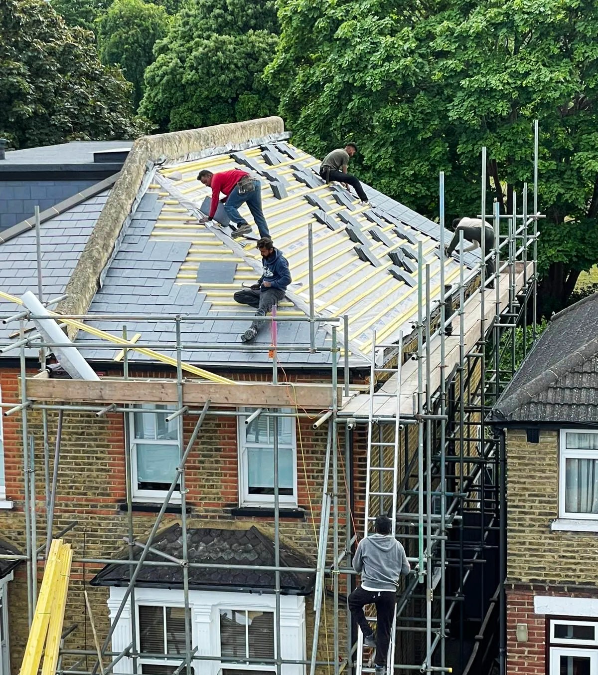 Roofwise Roofing at work